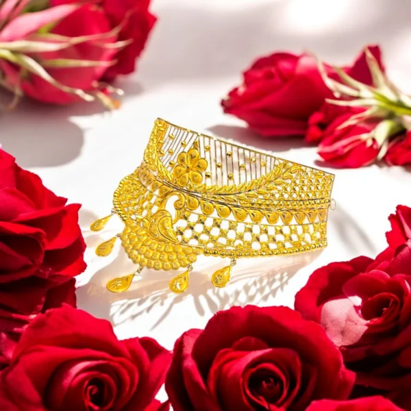 Classic 22kt Gold Choker Necklace - Image 2
