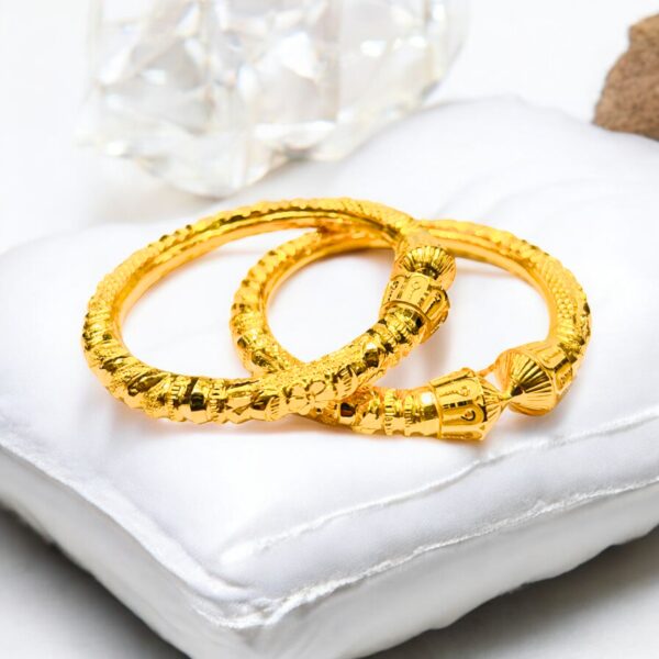 Golden Feather Bangle