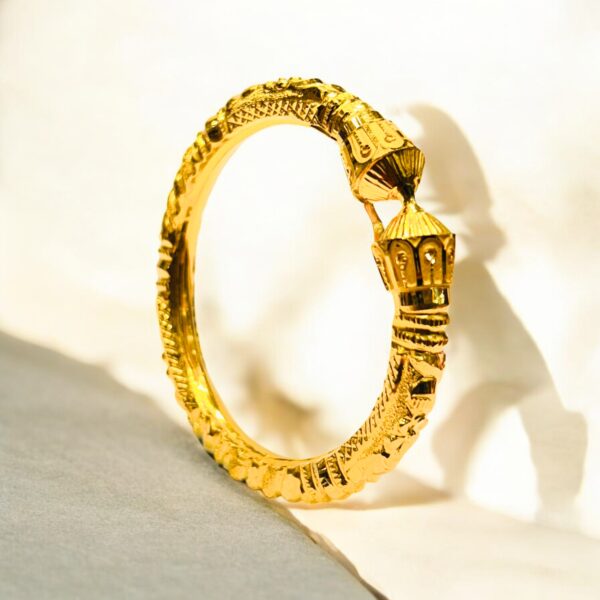 Golden Feather Bangle - Image 3