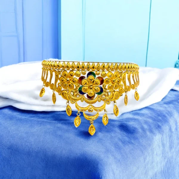 Luxurious 22kt Pure Gold Choker - Image 3