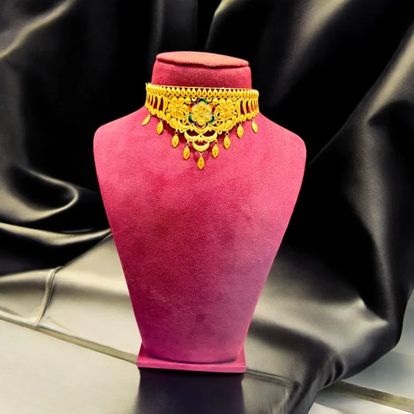 Luxurious 22kt Pure Gold Choker - Image 4