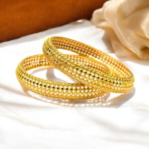 Golden Lotus Bangle