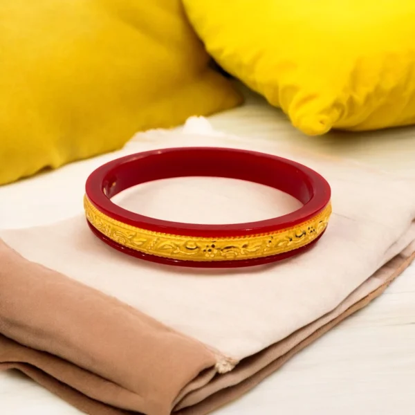 Golden Pola Bangles - Image 3