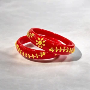 Elegant Gold Pola Bangle