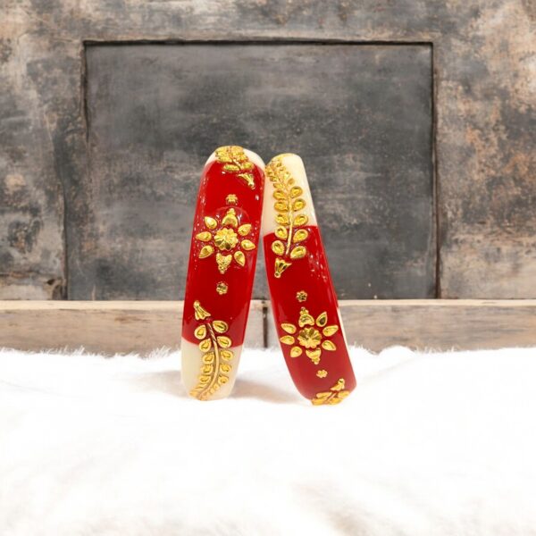 Gold Pola Traditional Bangle - Image 2