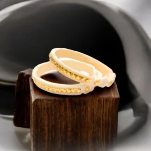 Gold Shaka Heart Bangle