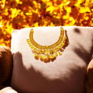 Golden Lattice Necklace
