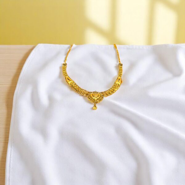 Twisted Bliss Rope Gold Necklace - Image 3