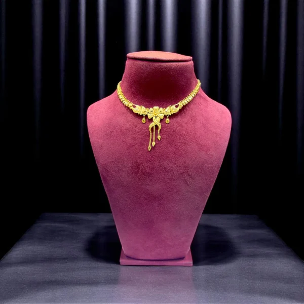 Royal Lotus Gold Necklace - Image 2