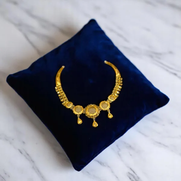 Charm Cluster Gold Necklace