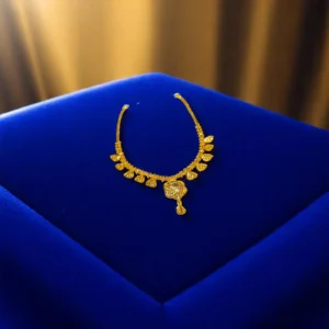 Floating Pearls Gold Necklace