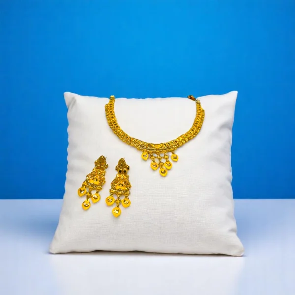 Celestial Gold Disc Necklace