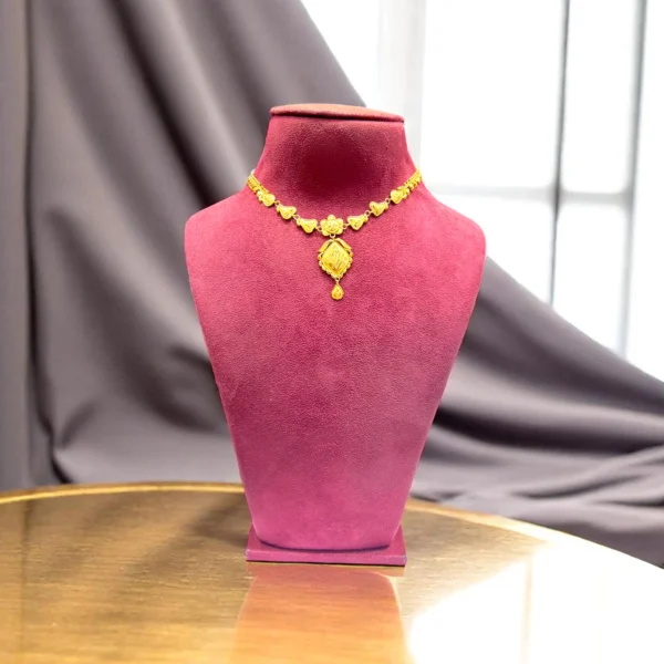 Angel Wings Short Gold Necklace - Image 2