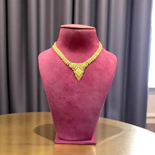 Moonlight Petal Gold Necklace - Image 2