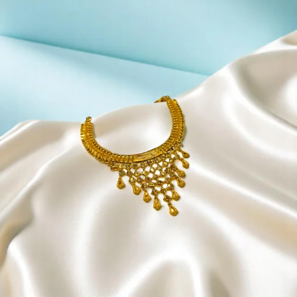 Golden Blossom Choker Necklace - Image 3