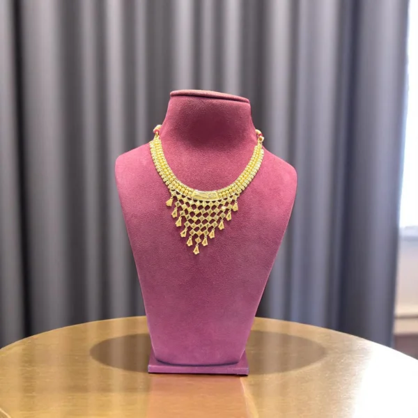 Golden Blossom Choker Necklace - Image 2