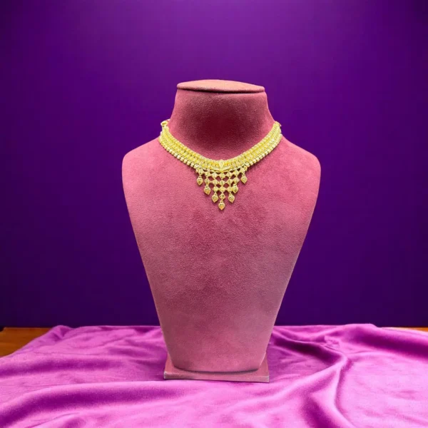 Golden Dewdrop Necklace - Image 3