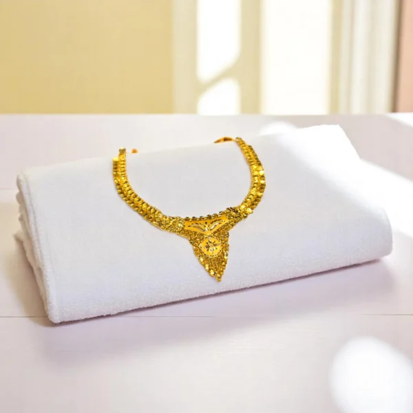 Golden Vibe Bar Necklace - Image 3