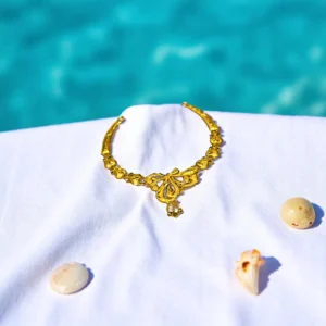 Golden Orbit Chain Necklace
