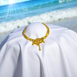 Golden Clarity Pendant Necklace