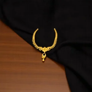 Golden Puzzle Link Necklace