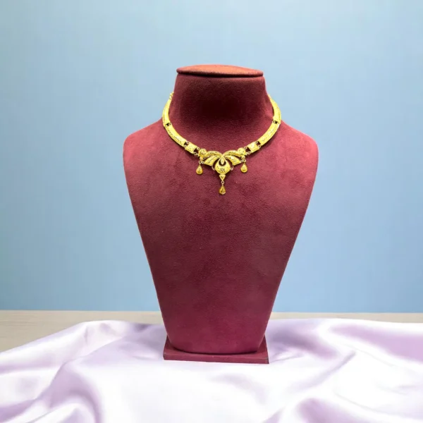 Golden Thread Knot Necklace - Image 2
