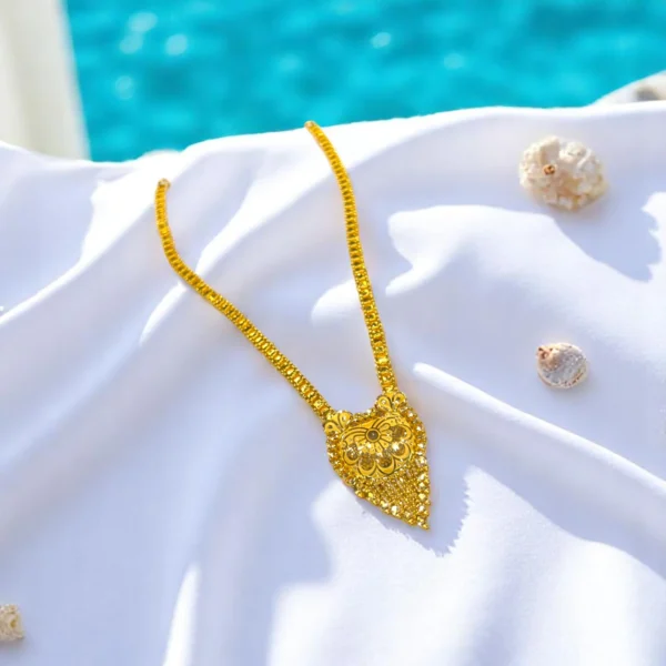 Minimalist Turquoise Sitahar Necklace - Image 2