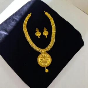 Modern Citrine Sitahar Necklace