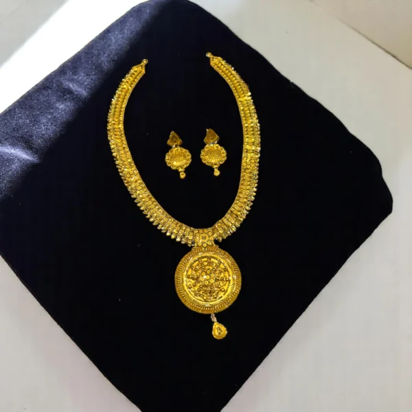 Modern Citrine Sitahar Necklace