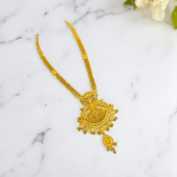 Designer Citrine Sitahar Necklace - Image 2
