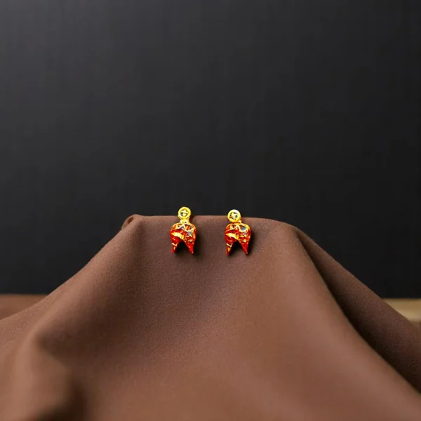 Ottoman Charm 22KT Gold Short Necklace - Image 3
