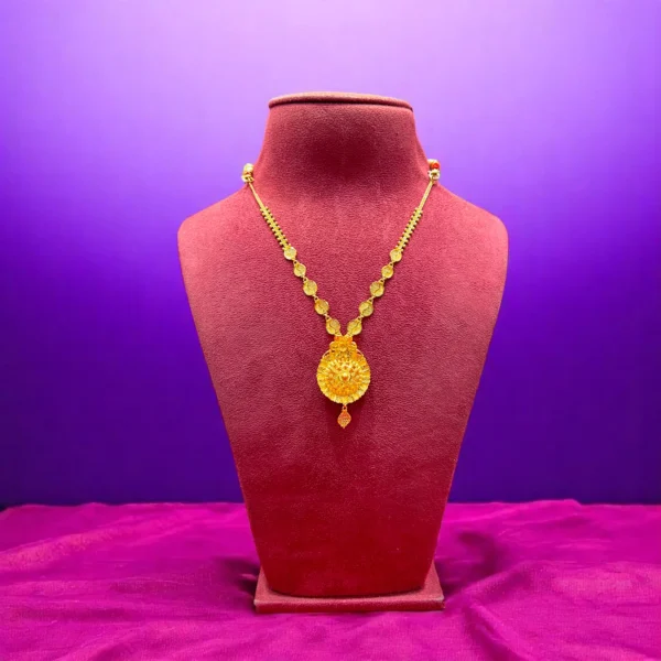 Golden Mirage Turkish Short Necklace