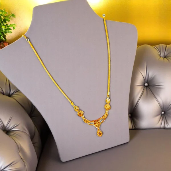 Golden Veil 22KT Turkish Necklace - Image 3