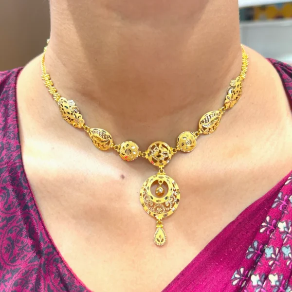 Golden Dynasty 22KT Turkish Necklace - Image 2