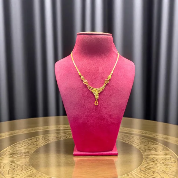 Regal Crescent 22KT Turkish Necklace