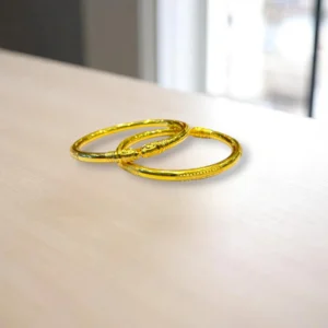 Antique Finish Gold Cover Bronze Bangles