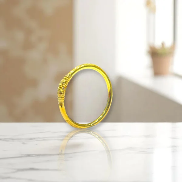 Antique Finish Gold Cover Bronze Bangles - Image 4