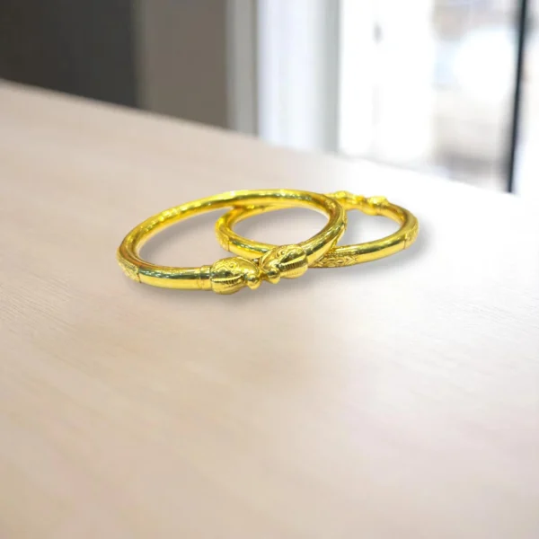 Bridal Gold Cover Bronze Bangle Set