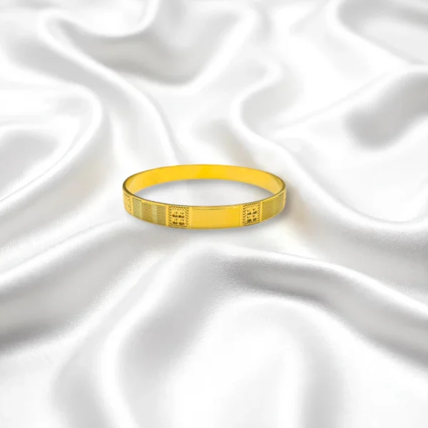Adjustable Gold Covered Bronze Bangles - Image 4