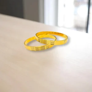 Adjustable Gold Covered Bronze Bangles