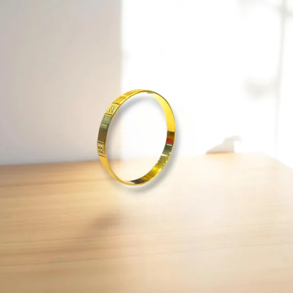 Adjustable Gold Covered Bronze Bangles - Image 2
