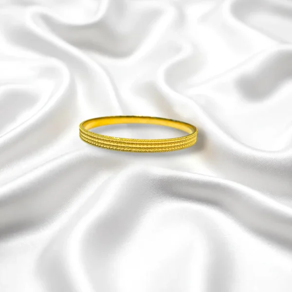 Oxidized Touch Gold Cover Bronze Bangles - Image 4