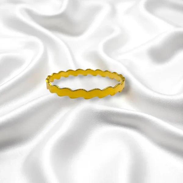 Adjustable Screw Gold Cover Bronze Kada - Image 4