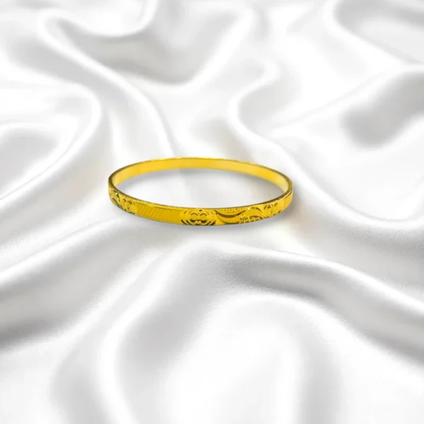 Multilayer Filigree Gold Cover Bangles - Image 4
