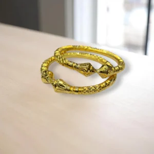 Bold Band Gold Cover Bronze Bangle