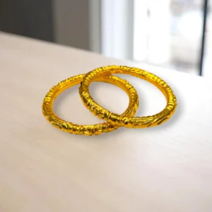 Royal Grid Gold Cover Bronze Kada