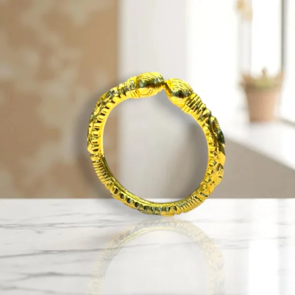 Peacock Eye Gold Cover Bronze Bangles - Image 3