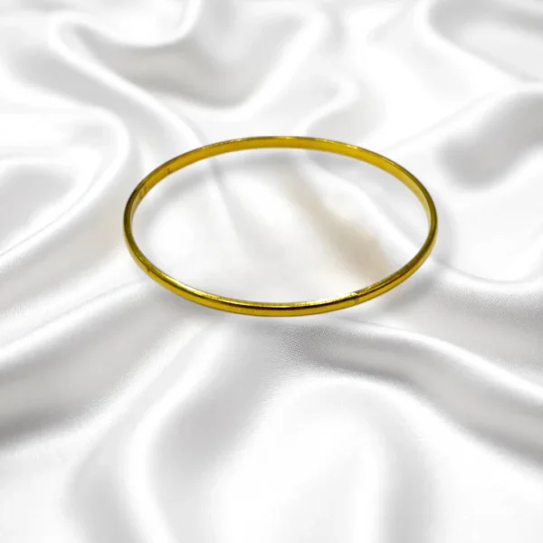 Delicate Filigree Open Gold Cover Bangles - Image 3