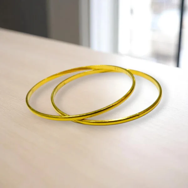 Delicate Filigree Open Gold Cover Bangles