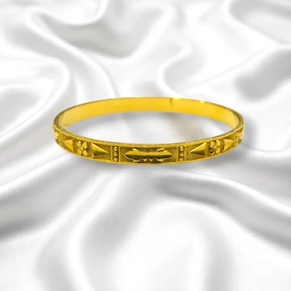 Mini Bell Edge Gold Cover Bronze Bangles - Image 3